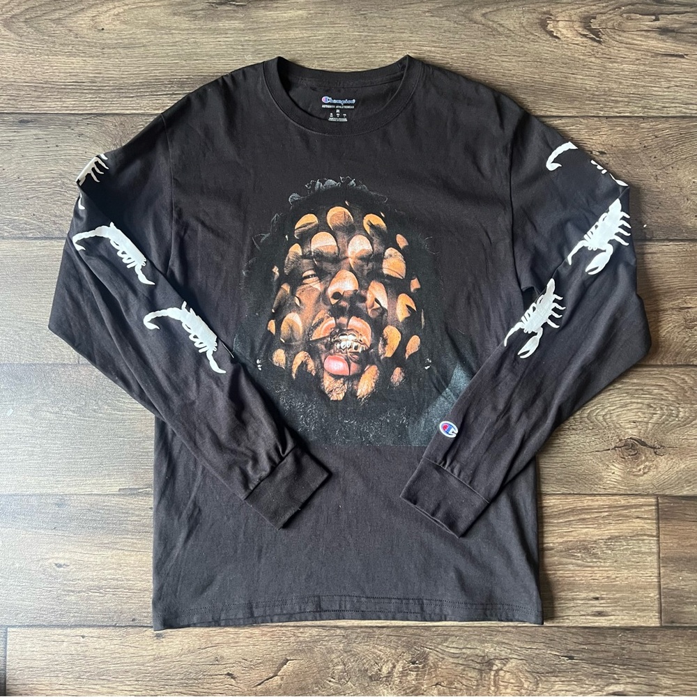 GXFR Men's HWH8 Westside Gunn Album Cover Long Sleeve Black Size Medium